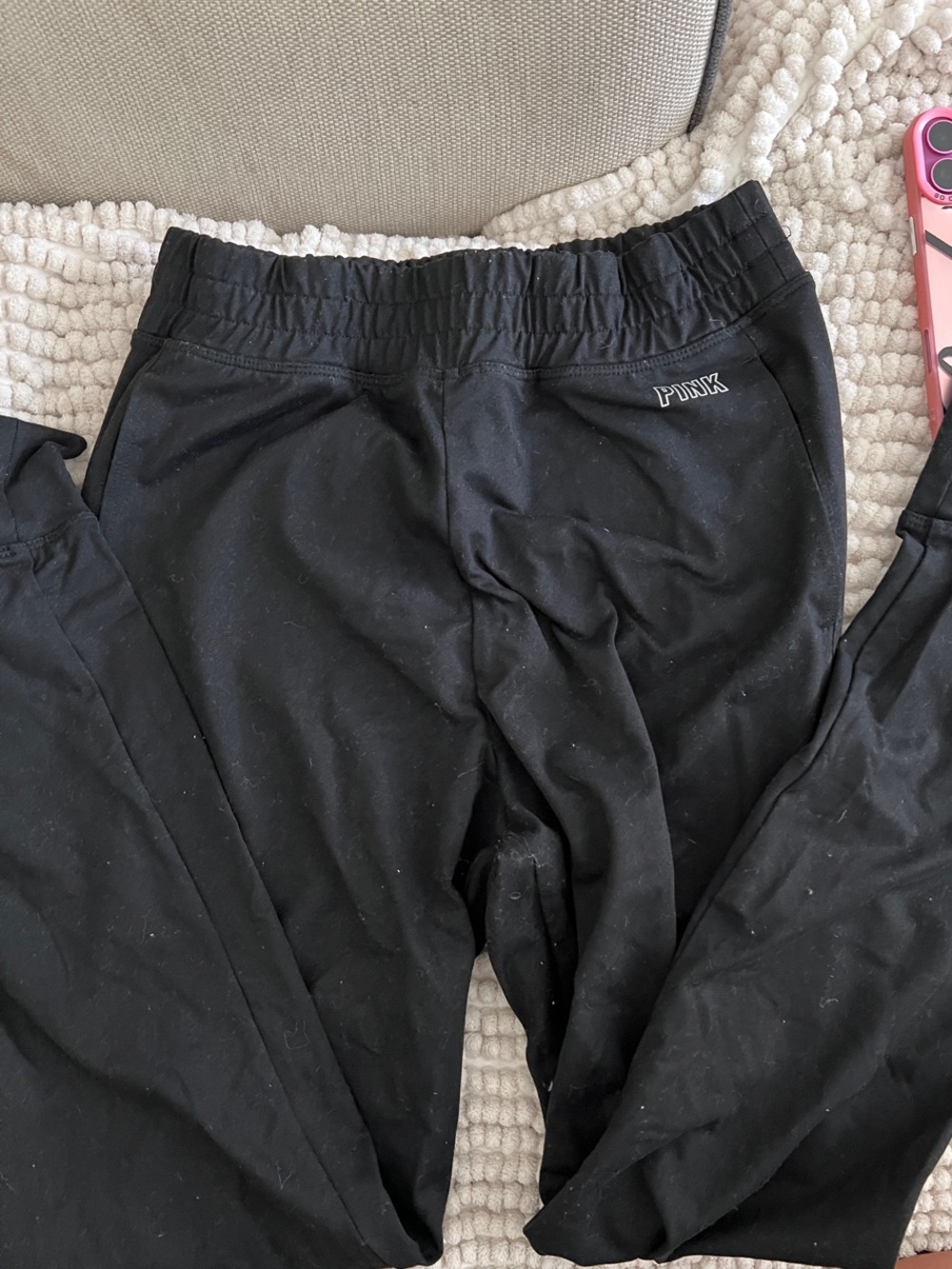 PINK Victoria's Secret Black Girls' Athletic Leggings